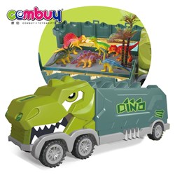 CB974088 CB974089 - Children gift mini play set slide storage plastic dinosaur car